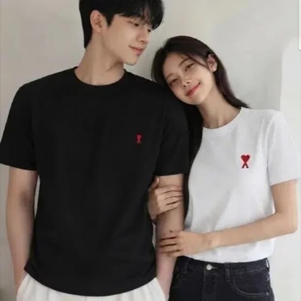 아미 레드 와팬 반팔티
