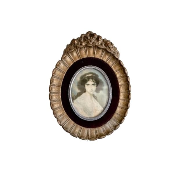 유럽 앤틱 까메오 액자