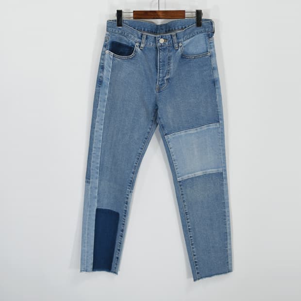 BEAMS 패치워크데님팬츠