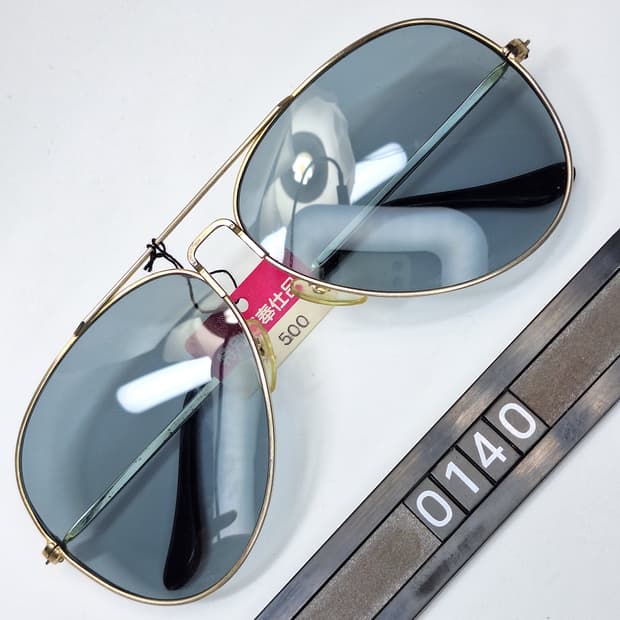 80s 일본 빈티지 데드스톡 미사용/파일럿 에비에이터 선글라스 클래식