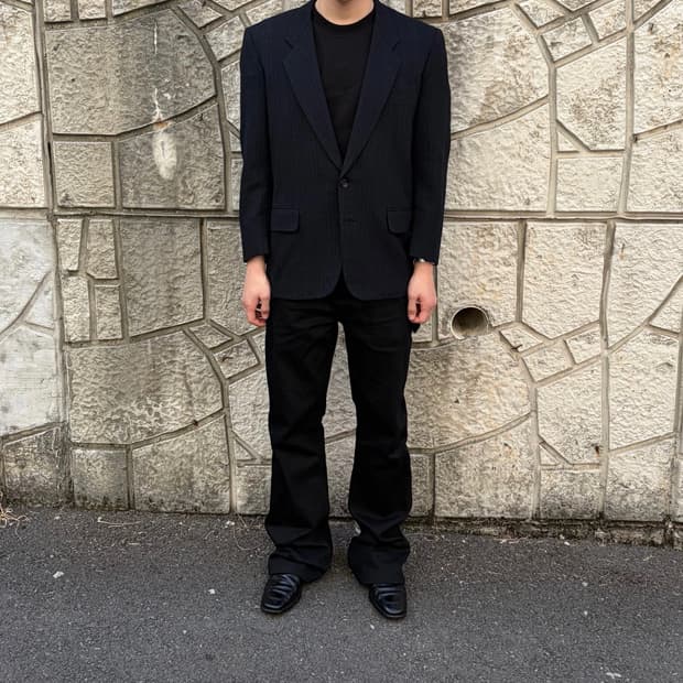 꼼데가르송 옴므 아카이브 울 블레이저