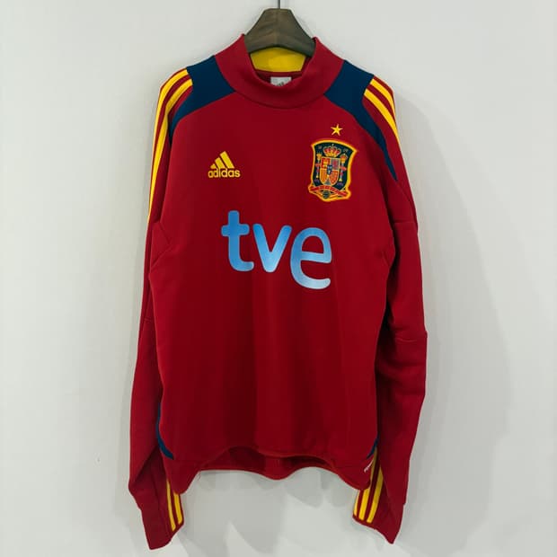 아디다스 스페인 국대 트레이닝 상의 S