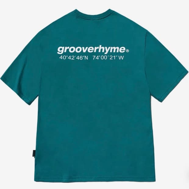 그루브라임 블루그린 반팔티셔츠