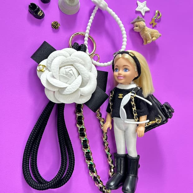 (9)바비키링 정품USA 마텔사 바비인형 커스텀키링