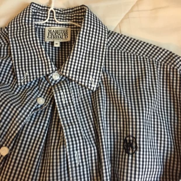 마리떼 깅엄 체크 셔츠