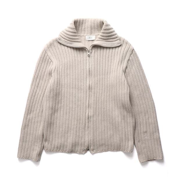 모이아 Moia zip up turtle cardigan