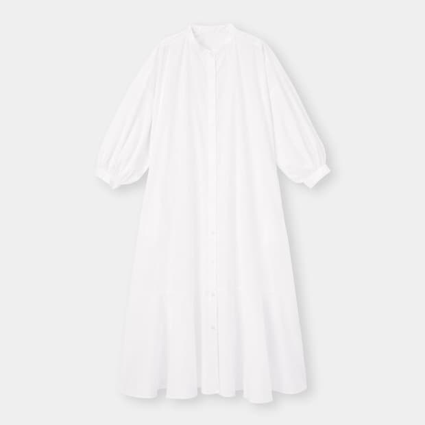 GU 밴드카라 셔츠 원피스