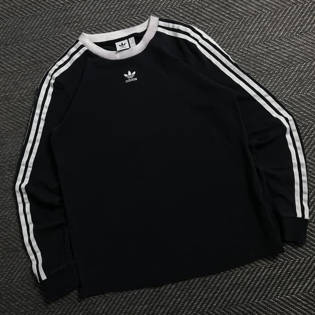 아디다스 트레포일 센터로고 롱슬리브 티셔츠y 4142