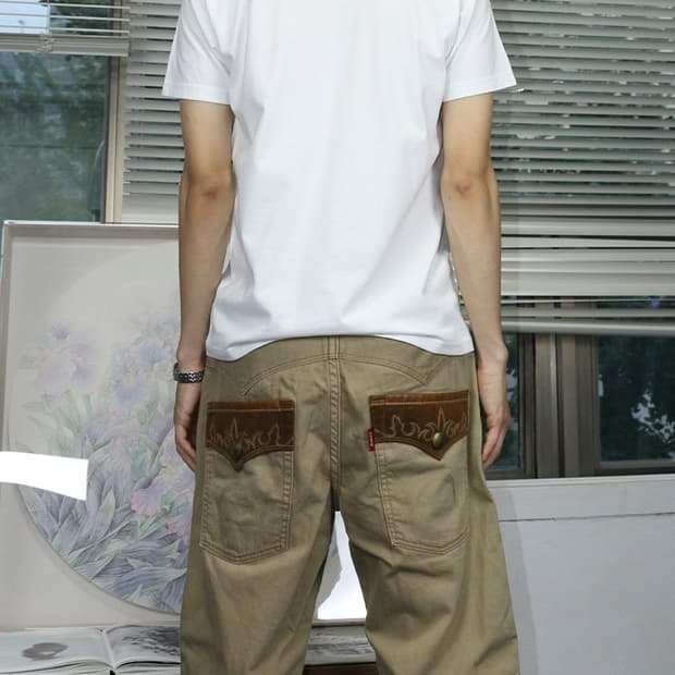 에드윈 베이지 콘초 반바지