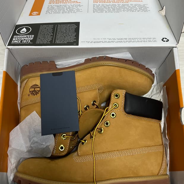 285 팀버랜드 6인치 크림구매 1회착용