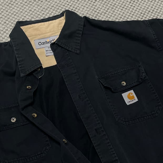 칼하트 포켓 반팔 셔츠 남방
