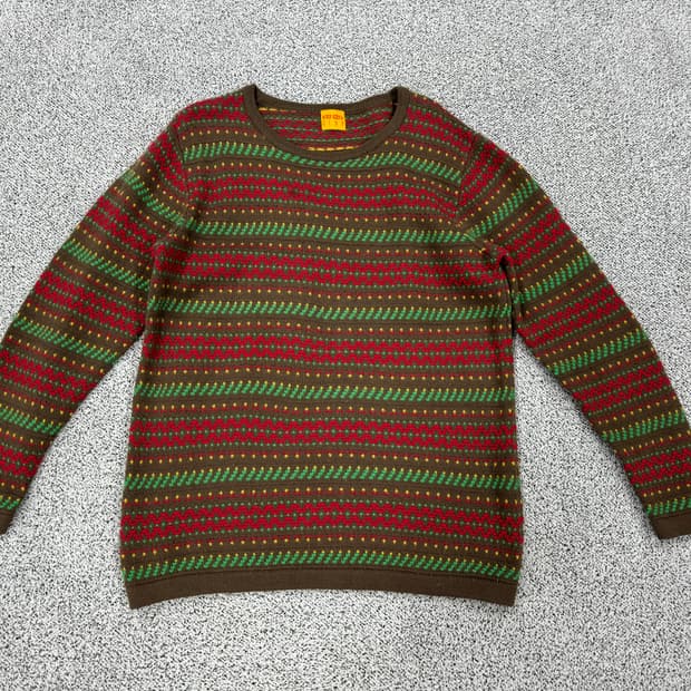 겐조 배색 울니트