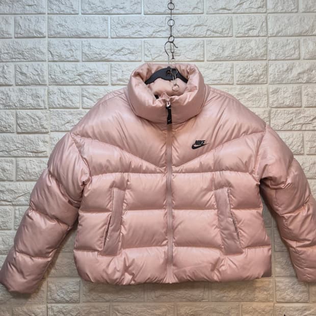 나이키 여성 써마핏 크롭 다운 패딩 L 100사이즈
