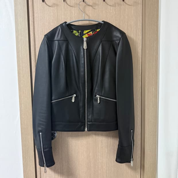 필립플레인 가죽자켓