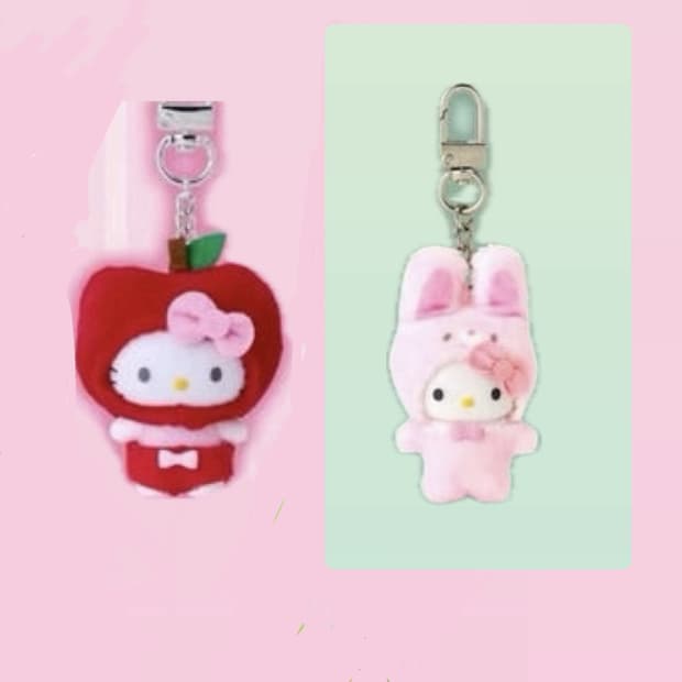 치비토모 헬로키티 과일 동물 일괄판매