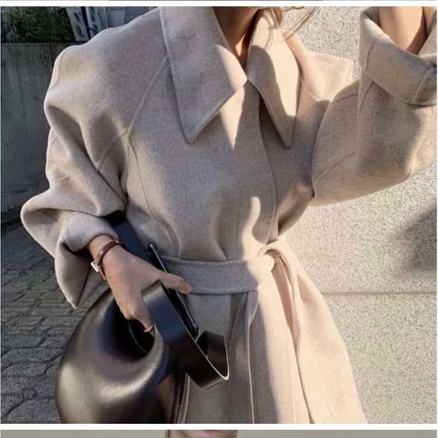 런던플랏 르메르 핸드메이드 울 코트