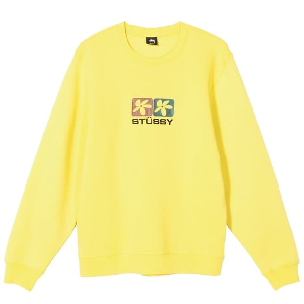 스투시 2flowers 맨투맨