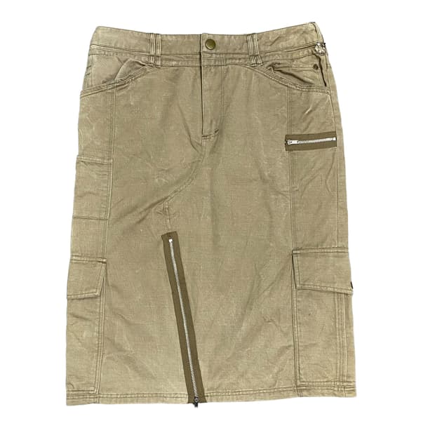 abbieannia 워싱 카고 스커트