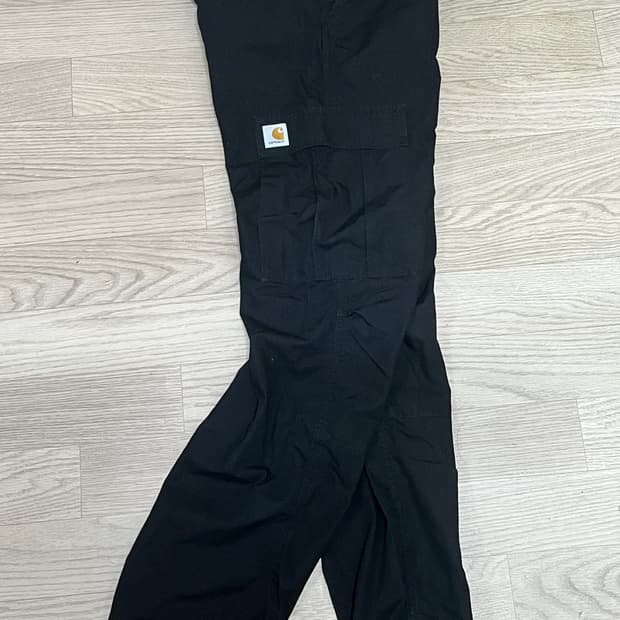 칼하트 블랙 카고 바지