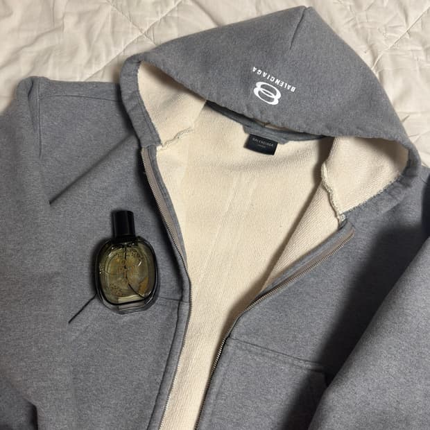 발렌시아가 유니티 스포츠 아이콘 배기 라지 핏 집업 후드 xs