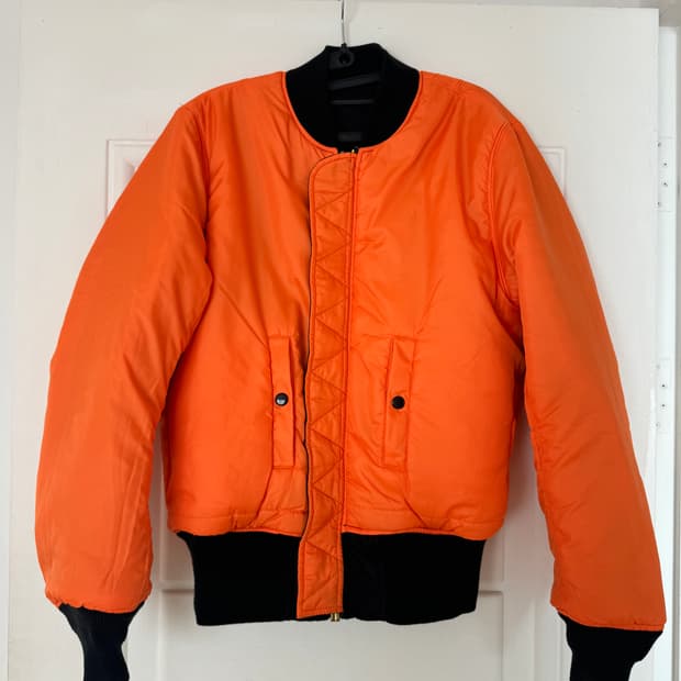 알파인더스트리 리버시블 항공점퍼 S