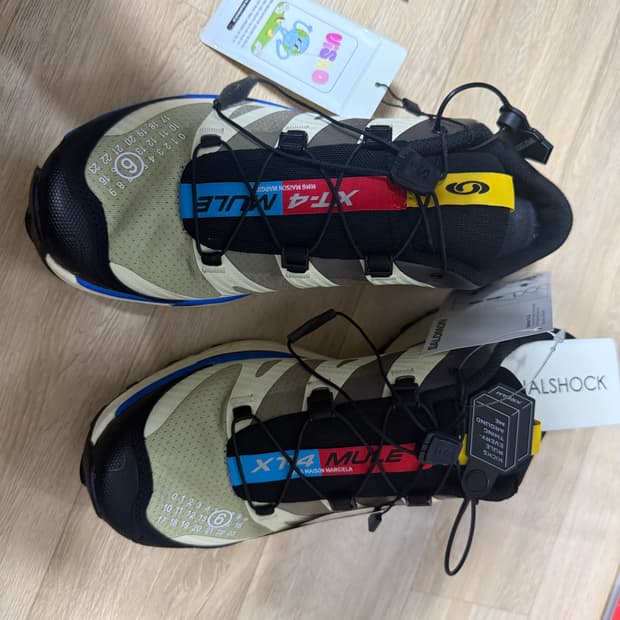 [260] 살로몬 x MM6 메종 마르지엘라 XT-4 뮬 트랜스패런트 옐