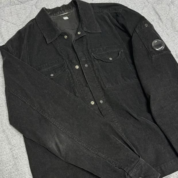 CP컴퍼니 블랙 코듀로이 셔츠 자켓