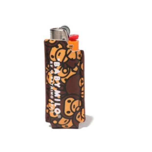 [새상품] Bape 베이프 베이비 마일로 라이터,립밤 케이스