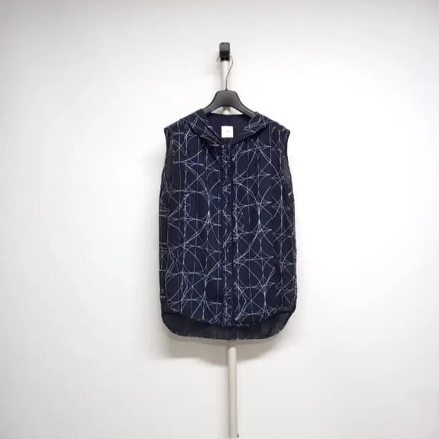 구호 KUHO 쉬폰 롱 후드베스드 55-77