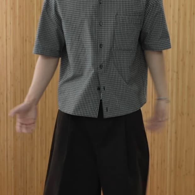 [L]르아브 라오라오 콜라보 반팔 셔츠