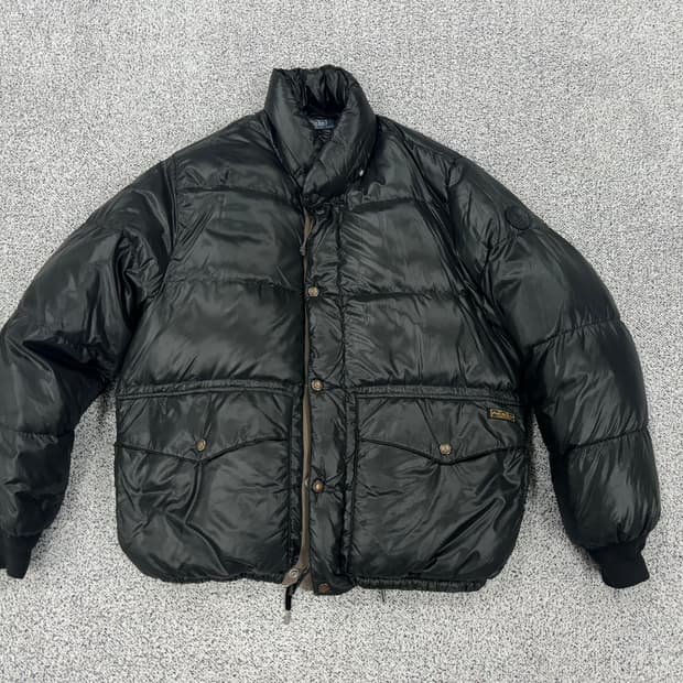 폴로 랄프로렌 푸퍼 가죽패치 다운패딩