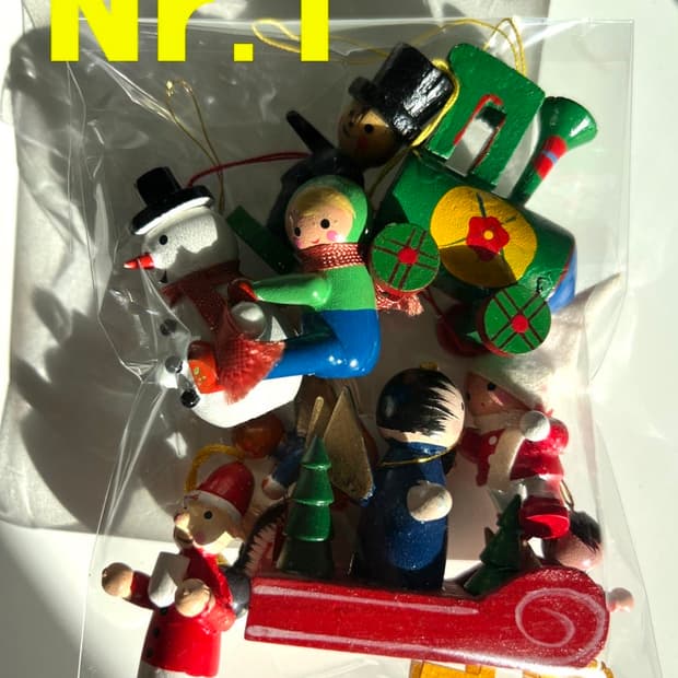 독일 70년대 동독 크리스마스 오너먼트 랜덤 세트