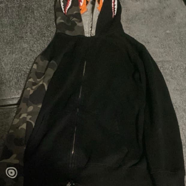 베니프 더블샤크집업 흑계 녹계 M 