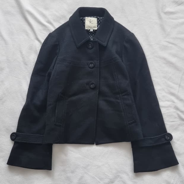 빈티지 모리걸 하구미 블랙 자켓