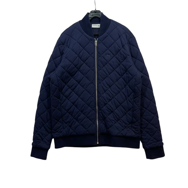 Lacoste Navy Quilted Bomber