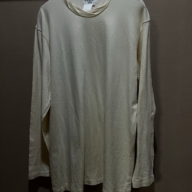 요지야마모토 뿌르옴므 아이보리 롱슬리브 M