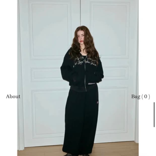 미스테리어스호텔 와플 팬츠 블랙