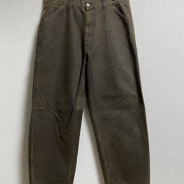 칼하트 싱글니 브라운 L