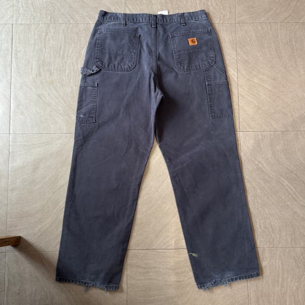 칼하트 정품 오리지널 네이비 카펜터 팬츠 바지