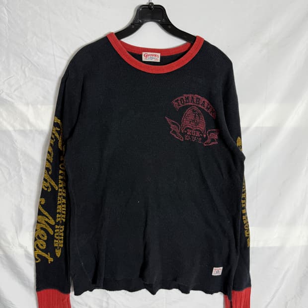 JAPAN VINTAGE 와플롱슬리브