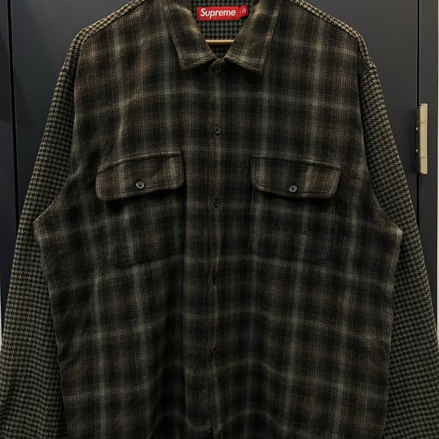 슈프림 하운즈투스 플란넬 셔츠 FW23