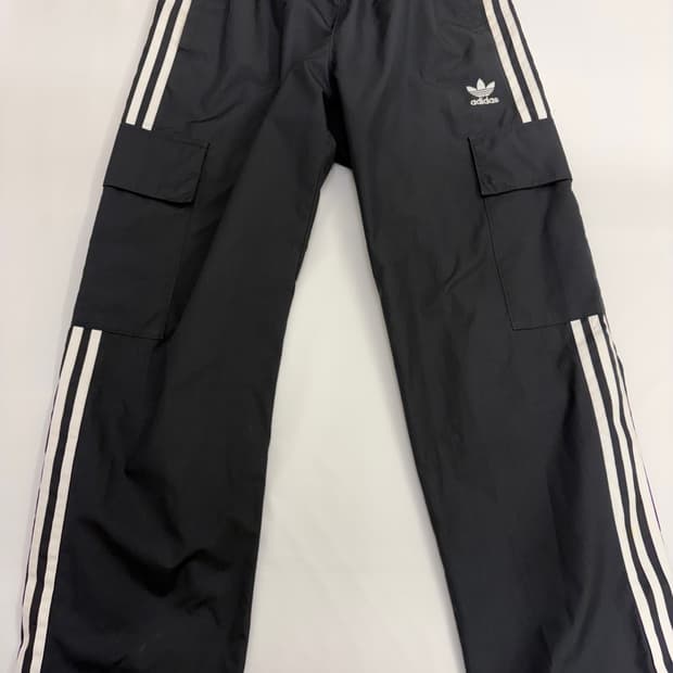 [M] 아디다스 파이어버드 카고 바지 블랙