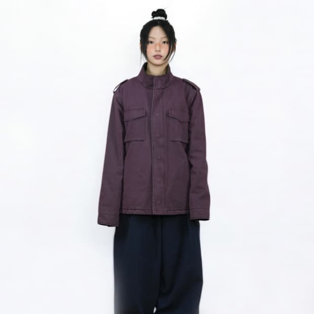 어스지구 필드자켓 퍼플