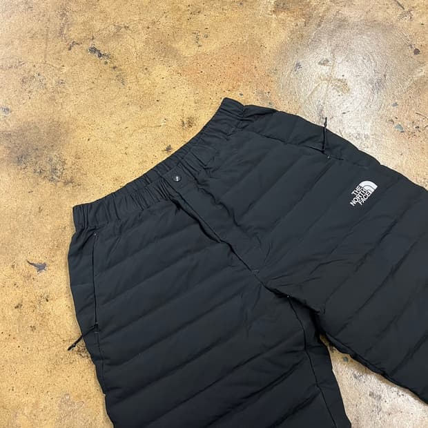 [정품/80] 노스페이스 블랙 구스다운 바지 b8