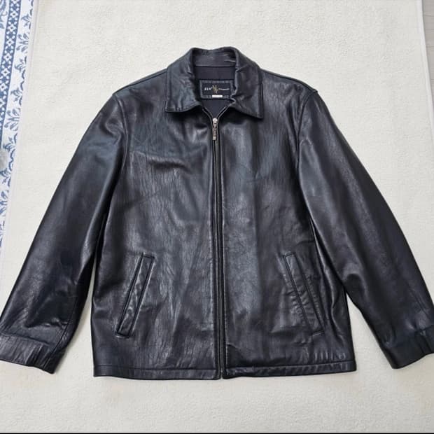 vintage rambskin leather 레더자켓