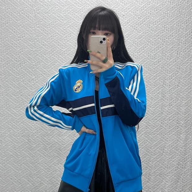 아디다스 레알마드리드 13-14 올드스쿨 져지 집업 100 C09549