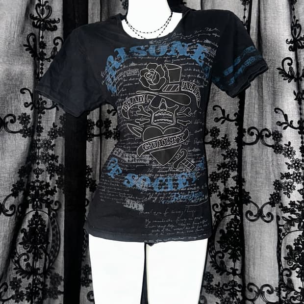punk Skull Hood Short Sleeve