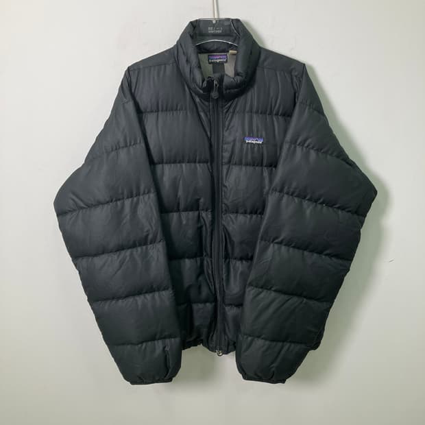 00's 파타고니아 블랙 패커블 구스 다운 패딩 L