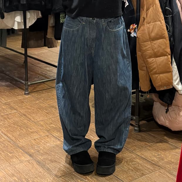 [HI] VTG 생지워싱 와이드팬츠