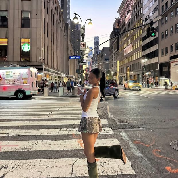 다니엘 귀조 Fleece Skort Camouflage 스커트 카모